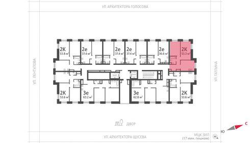 55,4 м², 2-комнатная квартира 26 000 000 ₽ - изображение 113