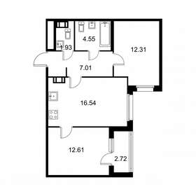 57,5 м², 2-комнатная квартира 8 976 240 ₽ - изображение 68