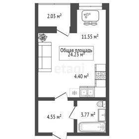 Квартира 24 м², 1-комнатная - изображение 2