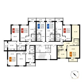 74 м², 3-комнатная квартира 9 900 000 ₽ - изображение 97