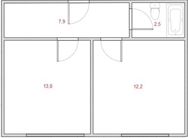 Квартира 35,6 м², 2-комнатная - изображение 5