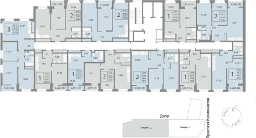 60 м², 2-комнатная квартира 5 500 000 ₽ - изображение 24