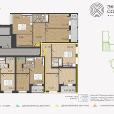 Квартира 60,5 м², 2-комнатная - изображение 2