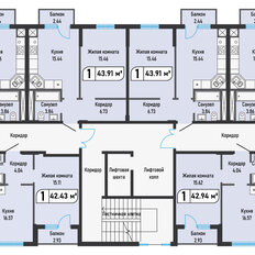 Квартира 44 м², 1-комнатная - изображение 2