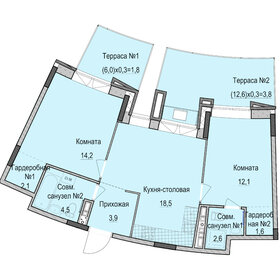 Квартира 65,1 м², 2-комнатная - изображение 1