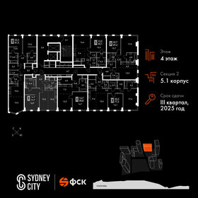 55 м², 2-комнатная квартира 34 289 916 ₽ - изображение 34