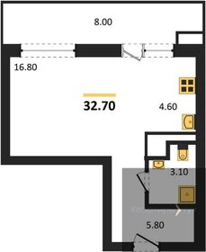 23,3 м², квартира-студия 2 950 051 ₽ - изображение 18