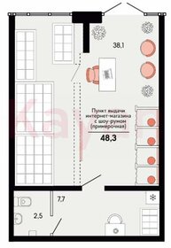 65 м², помещение свободного назначения 85 000 ₽ в месяц - изображение 95