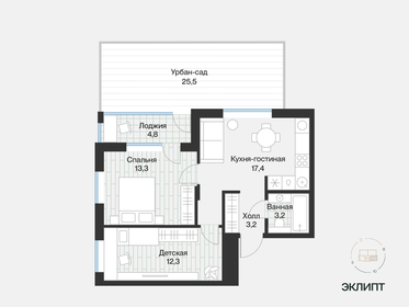 51,8 м², 2-комнатная квартира 7 450 000 ₽ - изображение 21