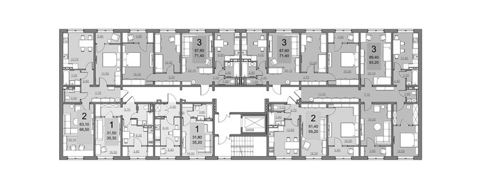 66,9 м², 2-комнатная квартира 3 500 000 ₽ - изображение 22