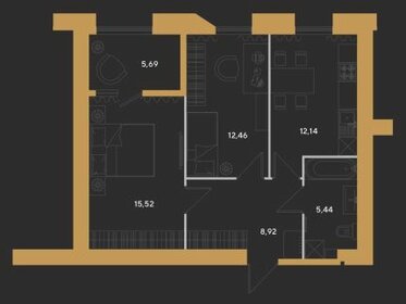 Квартира 60,2 м², 2-комнатная - изображение 1