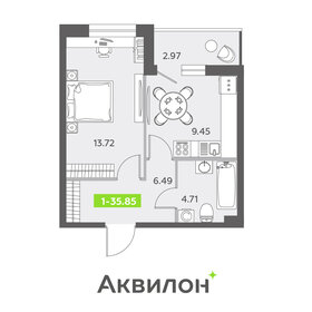 Квартира 35,9 м², 1-комнатная - изображение 1