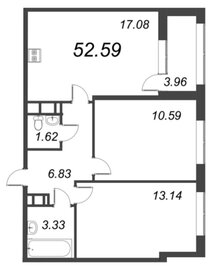 36,3 м², 2-комнатная квартира 11 000 000 ₽ - изображение 70