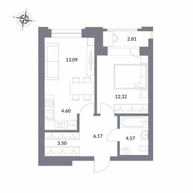 57 м², 3-комнатная квартира 9 200 000 ₽ - изображение 112
