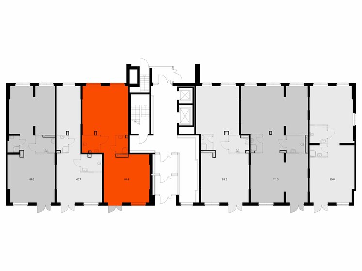 83,4 м², помещение свободного назначения 26 104 200 ₽ - изображение 1