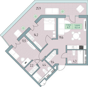 165 м², 3-комнатная квартира 23 500 000 ₽ - изображение 92