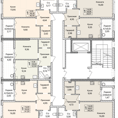 Квартира 32,9 м², 1-комнатная - изображение 2