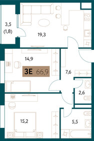 75 м², 3-комнатная квартира 25 250 000 ₽ - изображение 26