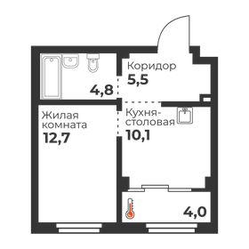 34,2 м², квартира-студия 3 990 000 ₽ - изображение 41