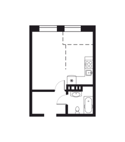 34,4 м², квартира-студия 6 100 000 ₽ - изображение 61