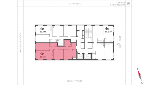 86,1 м², 3-комнатная квартира 43 500 476 ₽ - изображение 91