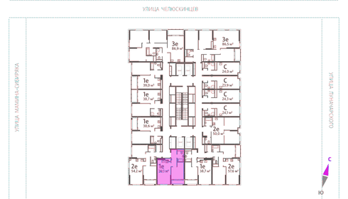 41,7 м², 1-комнатная квартира 8 972 000 ₽ - изображение 37