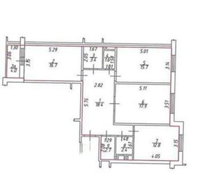 91,6 м², 3-комнатная квартира 11 300 000 ₽ - изображение 38