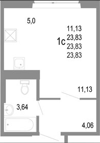 Квартира 23,8 м², студия - изображение 1