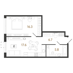 116,4 м², 6-комнатная квартира 12 600 000 ₽ - изображение 117