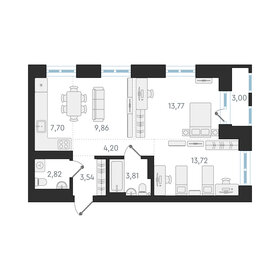 88,4 м², 3-комнатная квартира 6 900 000 ₽ - изображение 54