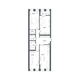 Квартира 104,1 м², 3-комнатная - изображение 2