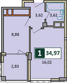 36,5 м², квартира-студия 5 000 000 ₽ - изображение 68