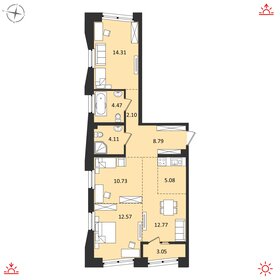 121,1 м², 4-комнатная квартира 9 600 000 ₽ - изображение 89