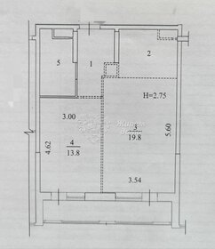 Квартира 52,7 м², 2-комнатная - изображение 1