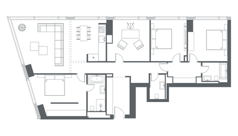 218,5 м², 5-комнатная квартира 160 331 200 ₽ - изображение 28