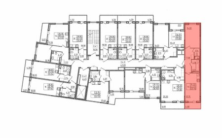 40,9 м², 1-комнатная квартира 7 900 346 ₽ - изображение 60