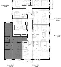 65,3 м², 2-комнатная квартира 11 350 000 ₽ - изображение 91