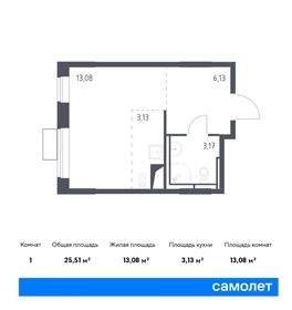 25,5 м², квартира-студия 7 145 104 ₽ - изображение 1