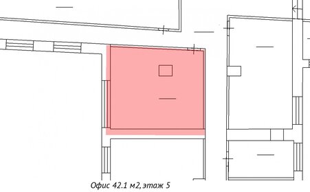 42,4 м², офис 35 616 ₽ в месяц - изображение 17