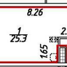 Квартира 28,8 м², студия - изображение 3