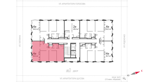 109,1 м², 4-комнатная квартира 48 443 672 ₽ - изображение 90