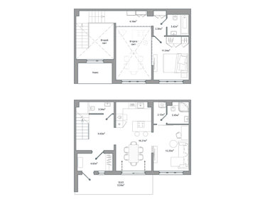 Квартира 78,7 м², 2-комнатная - изображение 1