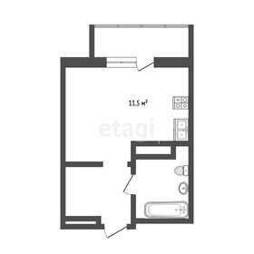 Квартира 26 м², студия - изображение 1