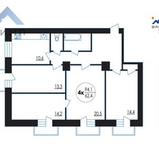 34,7 м², комната - изображение 2