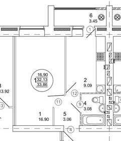 27,1 м², 1-комнатная квартира 2 976 000 ₽ - изображение 20