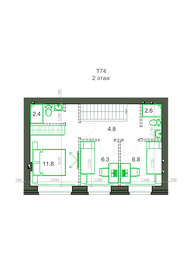 Квартира 74,2 м², 4-комнатная - изображение 2