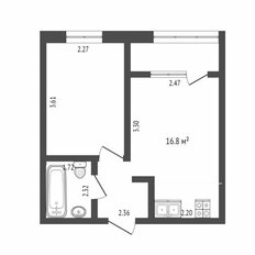 Квартира 36,7 м², 1-комнатная - изображение 2