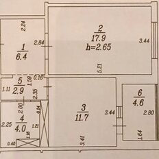 Квартира 43 м², 1-комнатная - изображение 3