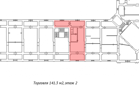 132,7 м², торговое помещение 64 890 ₽ в месяц - изображение 29