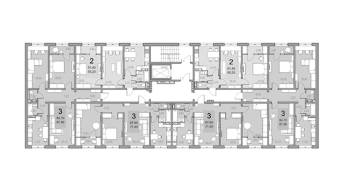 51 м², 2-комнатная квартира 3 962 300 ₽ - изображение 60